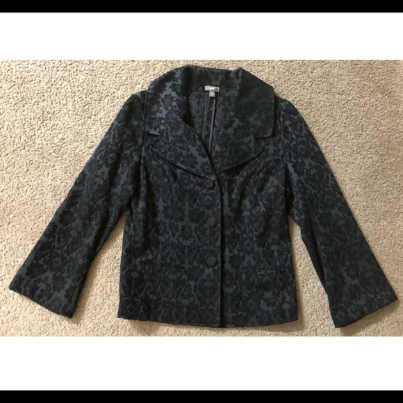 J.Jill  Blazer 12 Elegant Floral Print Buttons - Picture 10 of 11